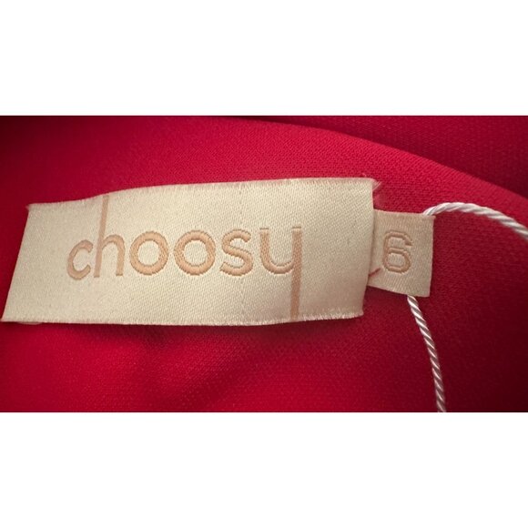 2/$30 NWT Choosy Size 6 Deep Rose Pink Double Breasted Betsy Blazer - Picture 5 of 15